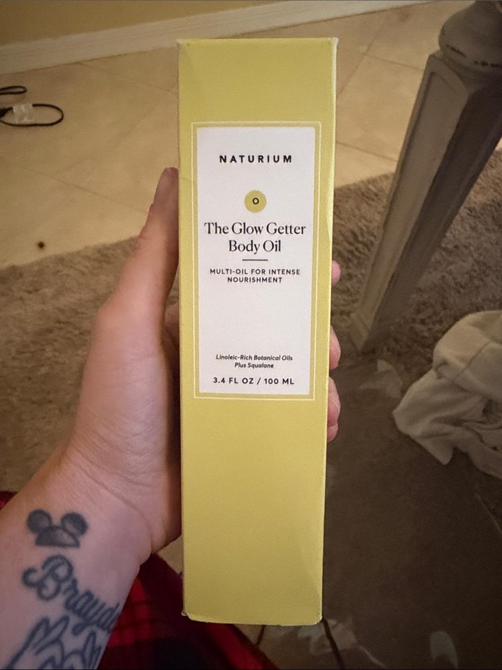 NATURIUM The Glow Getter Body Oil โ Yellow Nourishing Multi-Oil
